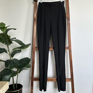 Zara Ribbed Ankle Slit Stretchy Dress Pants